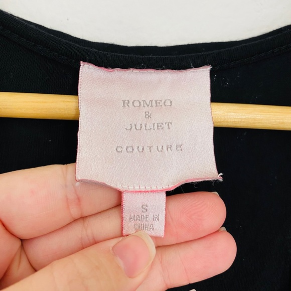 Romeo Juliet Couture • Sexy Sequence Black & Silver Mini Party Dress - Picture 4 of 12